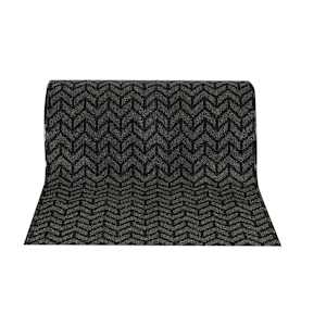 Arko Entrance Carpet Runner 36 in. Light Grey Bulk