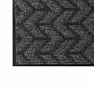 Arko Entrance Carpet Runner 36 in. Light Grey Bulk