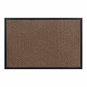 Tapis d'entrée caoutchouc naturel et noir 24 po x 36 po VERTUO