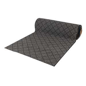 Damas Entrance Carpet Runner 48 in. Dark Grey Bulk