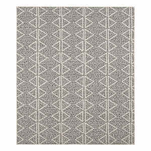 Vila Triangle Interior Rug 5 ft. x 6 ft. Grey Clay