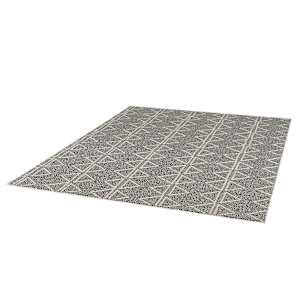 Vila Triangle Interior Rug 5 ft. x 6 ft. Grey Clay