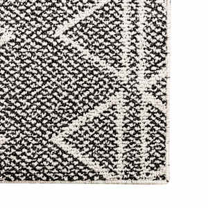 Vila Triangle Interior Rug 5 ft. x 6 ft. Grey Clay