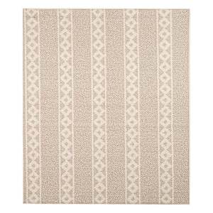 Tapis d'intérieur Florence carrés côte beige 5 pi x 6 pi