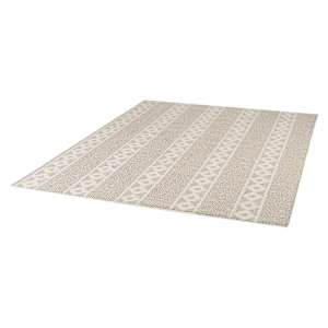 Tapis d'intérieur Florence carrés côte beige 5 pi x 6 pi