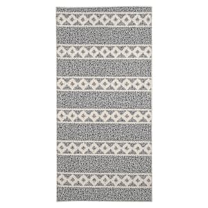 Florence Square Interior Rug 3 ft. x 6 ft. Grey Clay