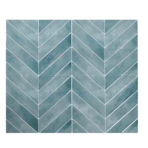 Taby Chevron Peel&Stick Tiles 11 7/16 in. x 9 in. Pkg/4