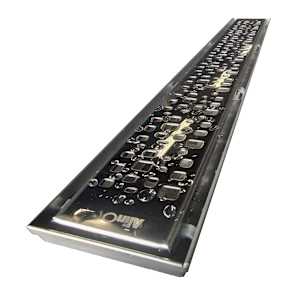 2-in-1 Linear Shower Drain 54 in. Chrome