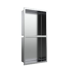 Stainless Steel Niche 12 in. x 24 in. Nickel
