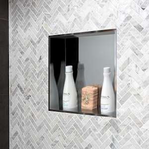 Stainless Steel Niche 12 in. x 12 in. Nickel