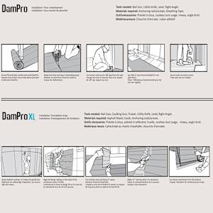 Sous-couche Dampro 6,5 pi x 46,25 pi