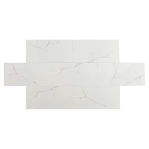 Alpine Carrara Rectified Porcelain Tiles 12 in. x 24 in.