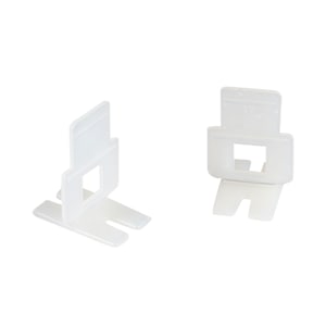 Attaches de nivellement de céramique à base droite Pqt/100