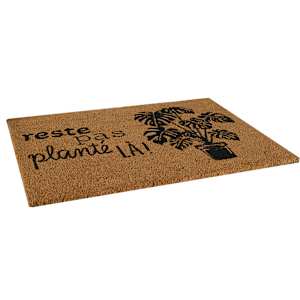 VERTUO Reste pas planté là! Coco Exterior Mat 30 po x 20 po