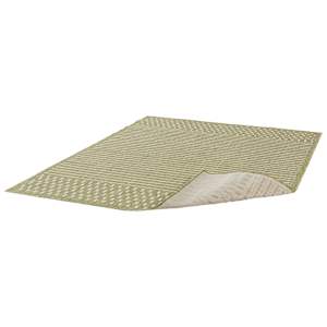Tapis d'extérieur Cabana vert 5 pi 3 po x 7 pi