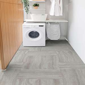 Travertina Floor Adhesive tiles 12 in. x 24 in. Pkg/6