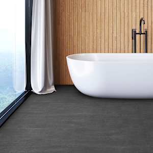 Carreaux adhésifs pour plancher Anthracita 12 po x 24 po Pqt/6