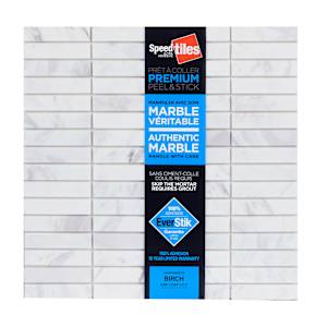 Birch Marble Peel and Stick Tile 12 in.  x 12 in.