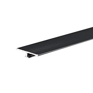 Moulure noire pour joint plat pour panneau mural Wall Impression 106 po