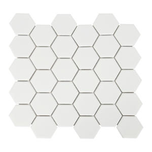 VERTUO Hexagone Ceramic Mosaic 10 5/8 in. x 11 in.