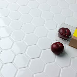 VERTUO Hexagone Ceramic Mosaic 10 5/8 in. x 11 in.