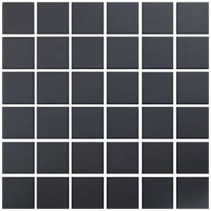 Mosaïque de porcelaine Minuit 12 po x 12 po VERTUO