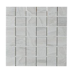 VERTUO Travertin Porcelain Mosaic 12 in. x 12 in.