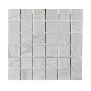 VERTUO Travertin Porcelain Mosaic 12 in. x 12 in.