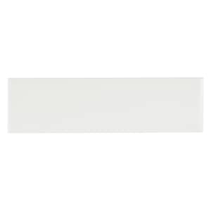 Matte White BG Ceramic Wall Tiles 4 1/4 in. x 16 in.