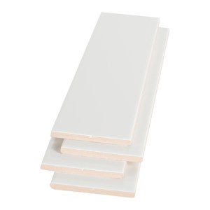 Matte White BG Ceramic Wall Tiles 4 1/4 in. x 16 in.