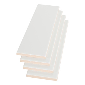 Matte White BG Ceramic Wall Tiles 4 1/4 in. x 16 in.