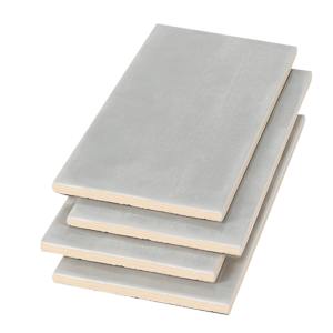 Carreaux de céramique murale Maiolica Gris tendre 4 po x 10 po