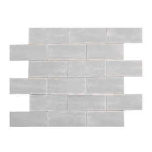 Carreaux de céramique murale Maiolica Gris tendre 4 po x 10 po