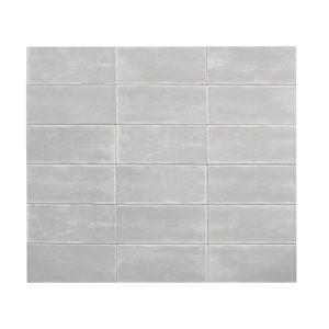 Carreaux de céramique murale Maiolica Gris tendre 4 po x 10 po