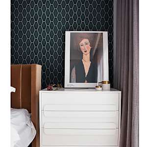 Mosaïque de porcelaine Hexagone 10 1/2 po x 11 5/8 po VERTUO