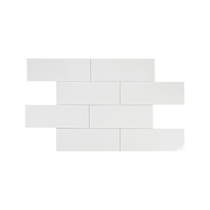 Winter White Ceramic Wall Tiles 8 in. x 24 in.