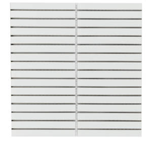 Mosaïque de porcelaine Réglettes 11 3/4 po x 11 5/8 po VERTUO