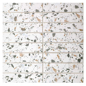 VERTUO Règles Porcelain Mosaic 11 in. x 11 5/8 in.
