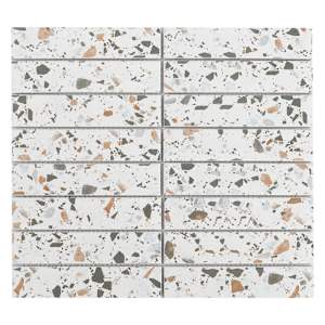 VERTUO Règles Porcelain Mosaic 11 in. x 11 5/8 in.