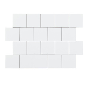 Glossy White Ceramic Tiles 5 7/8 in. x 5 7/8 in.