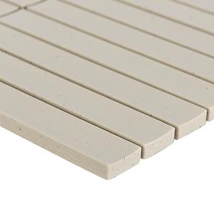VERTUO Beige Curved Porcelain Mosaic 11 3/4 in. x 11 5/8 in.