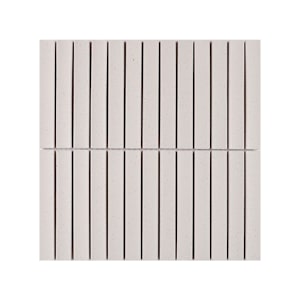 VERTUO Beige Curved Porcelain Mosaic 11 3/4 in. x 11 5/8 in.