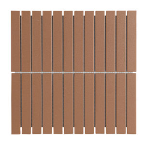VERTUO Terracotta Porcelain Mosaic 11 3/4 in. x 11 5/8 in.
