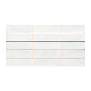 Artisan White Ceramic Wall Tiles 12 in x 24 in