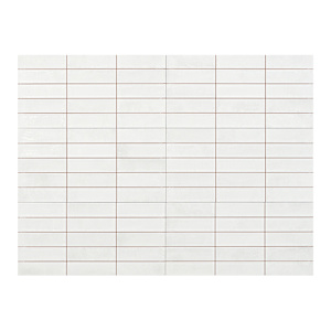 Artisan White Ceramic Wall Tiles 12 in x 24 in