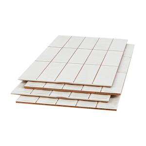 Artisan White Ceramic Wall Tiles 12 in x 24 in