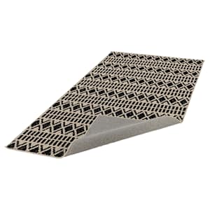 Tapis d'intérieur Aztec jute sombre 3 pi x 6 pi