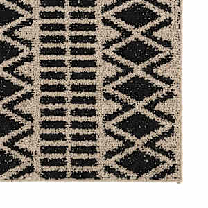 Tapis d'intérieur Aztec jute sombre 3 pi x 6 pi