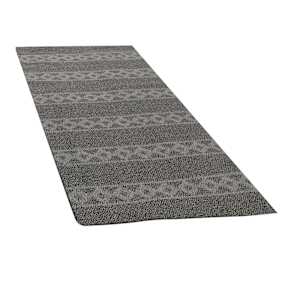 Tapis d'intérieur Florence gris montagne 3 pi x 6 pi