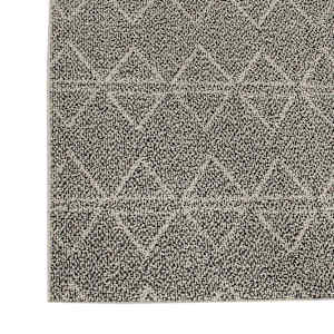 Tapis d'intérieur Vila gris argile 6 pi x 7 pi